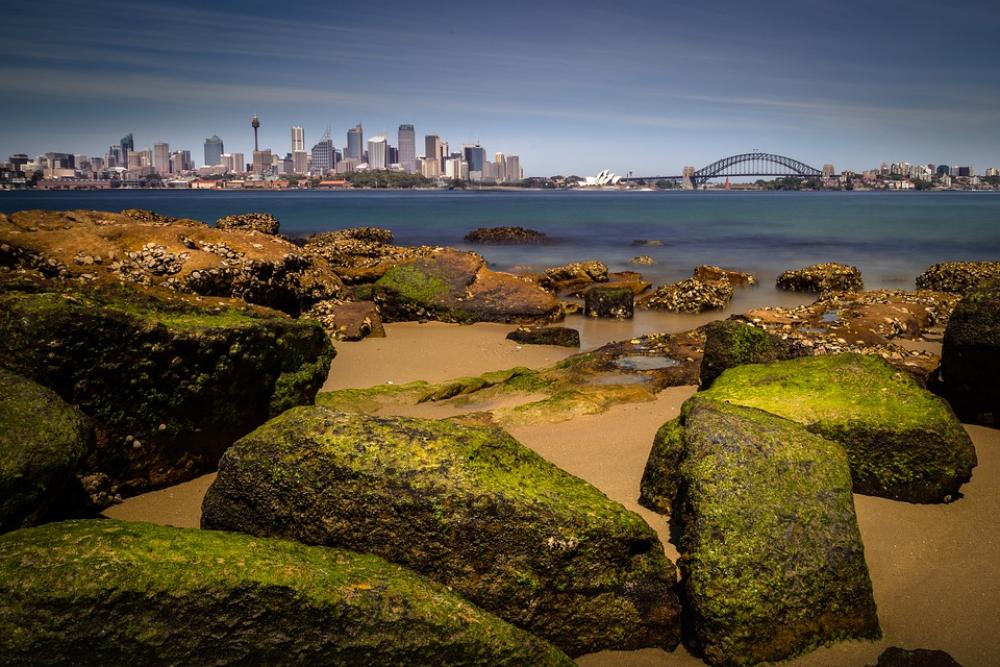 Sydney Australia Breadleys Head City Skyline Sydney Australia Breadleys Head City Skyline
