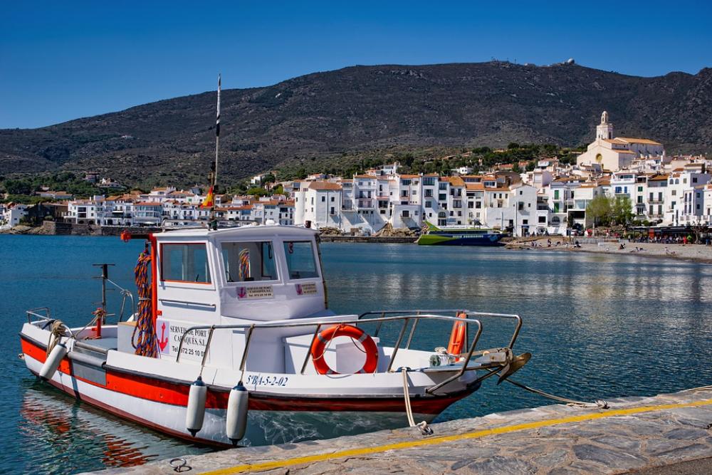 Village Sea Mediterranean Boat Coast Port Summer Village Sea Mediterranean Boat Coast Port Summer
