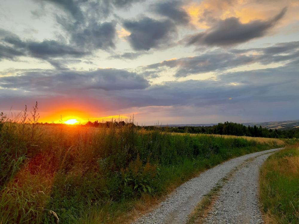 Way West The Sun Twilight Landscape Sky Nature Way West The Sun Twilight Landscape Sky Nature