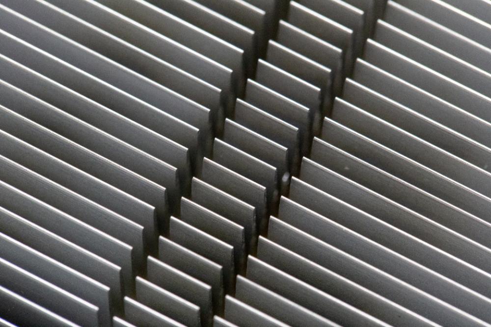 abstract Aluminum pattern fins silver abstract Aluminum pattern fins silver
