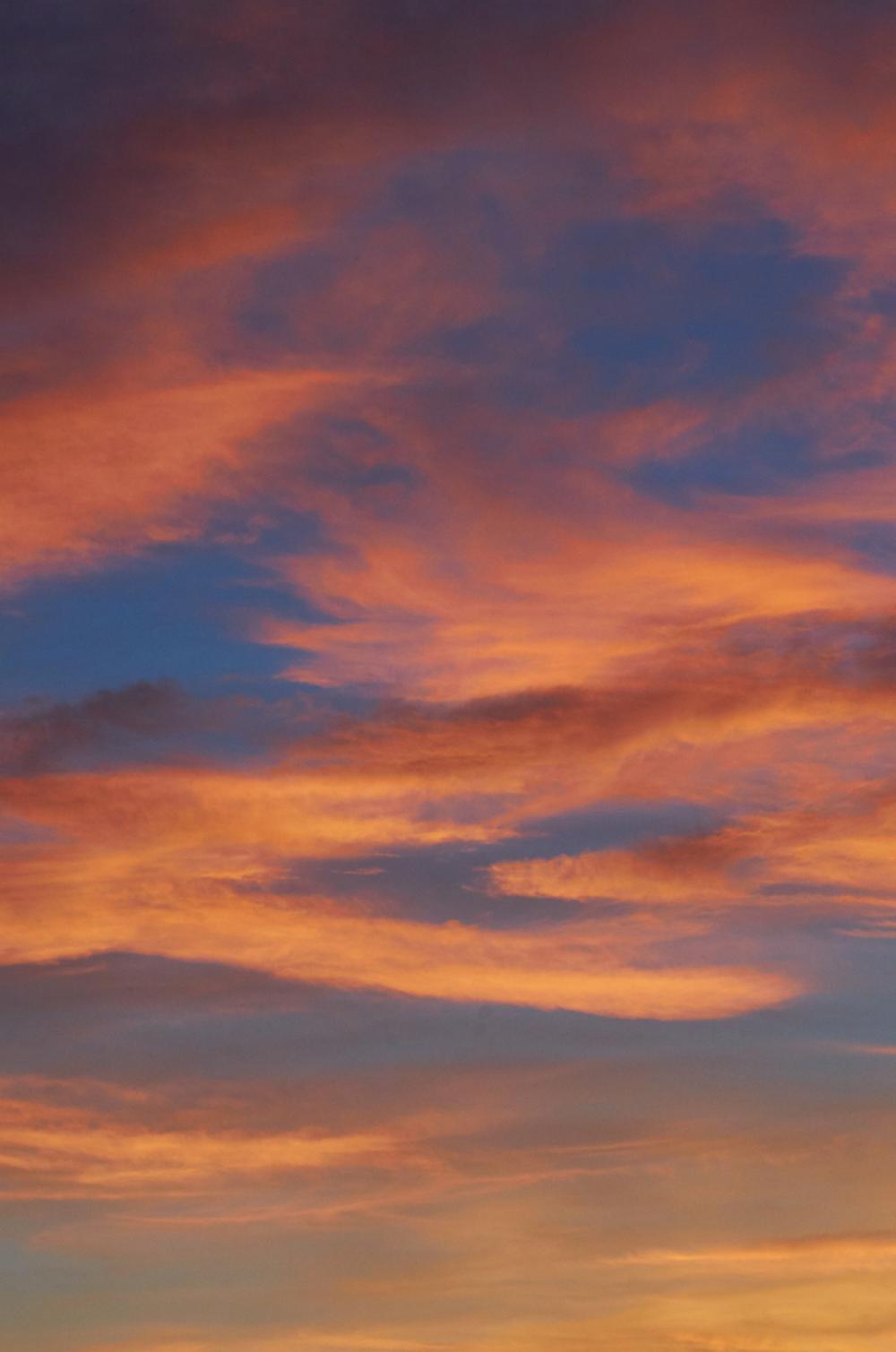 sunset pink sky clouds blue sunset pink sky clouds blue