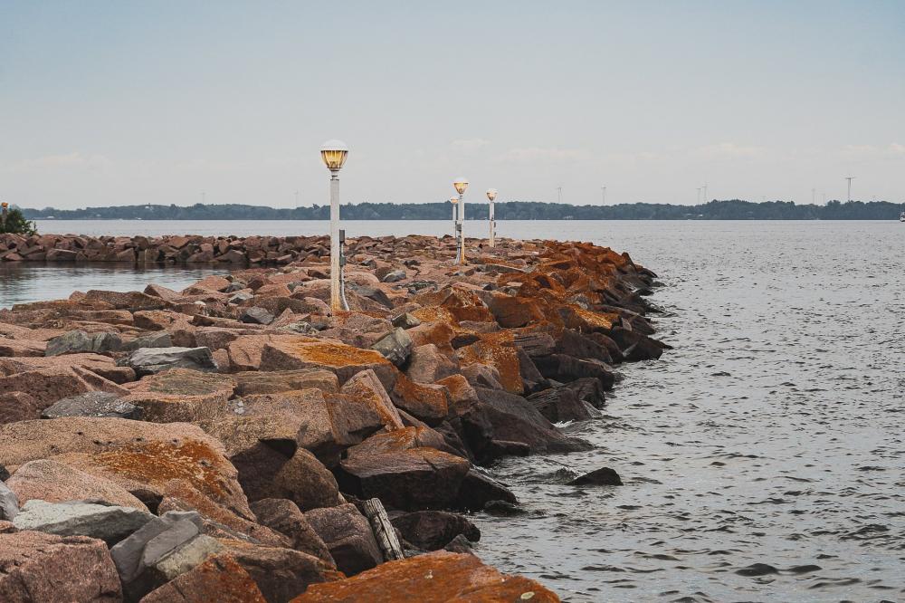 White Lamps On Rocks Photo White Lamps On Rocks Photo