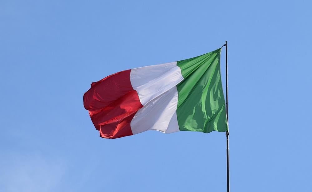 Bandiera D'Italia Italiana Il Tricolore Flag Fahn Bandiera D'Italia Italiana Il Tricolore Flag Fahn
