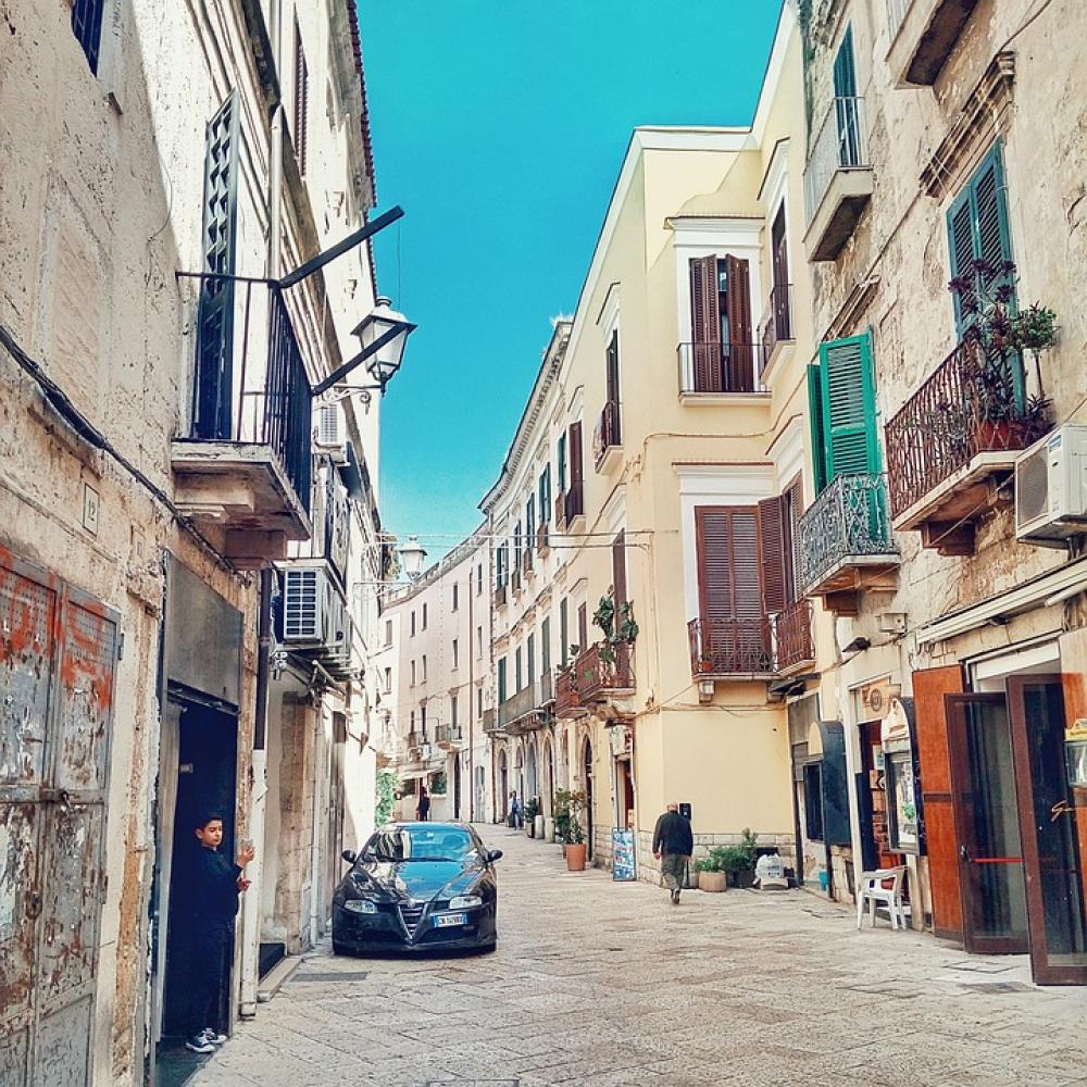 Bari Italy Street Life Architecture Old Houses Bari Italy Street Life Architecture Old Houses