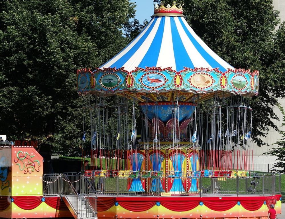Carousel Chain Carousel Year Market Sommerfest Carousel Chain Carousel Year Market Sommerfest