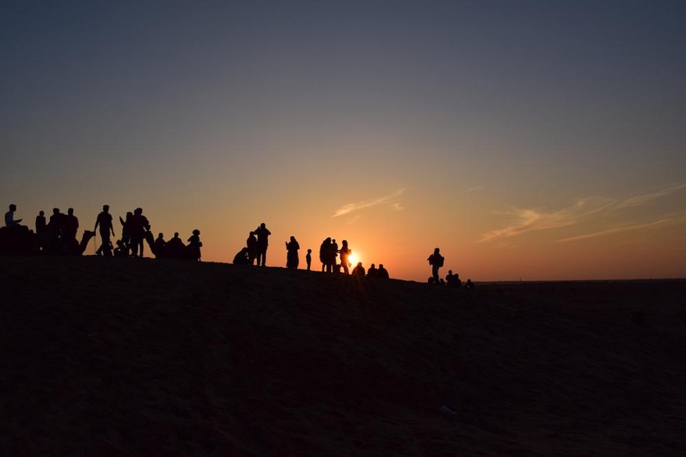 Desert Sunset Landscape Sand Nature Sky Sun Desert Sunset Landscape Sand Nature Sky Sun