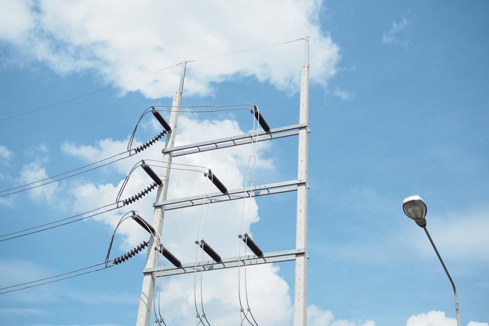 Electric Lamp Sky Electricity Power Electric Lamp Sky Electricity Power