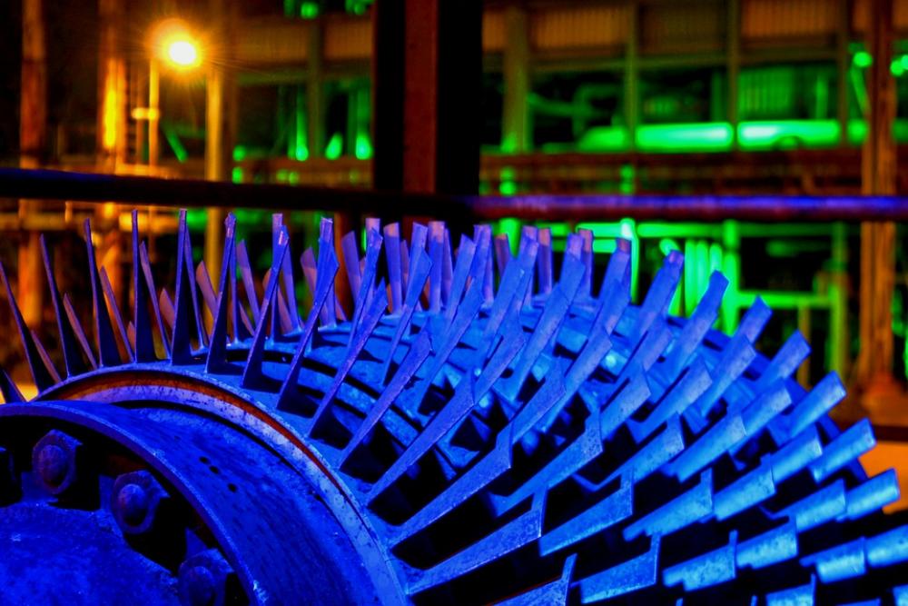 Industry Turbine Duisburg Landscape Park Energy Industry Turbine Duisburg Landscape Park Energy