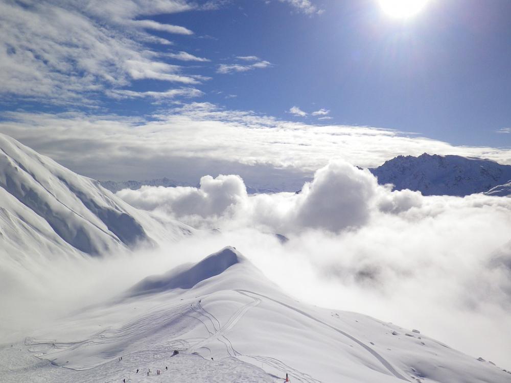 Ischgl Alpine Snow Mountains Mountain Range Ischgl Alpine Snow Mountains Mountain Range