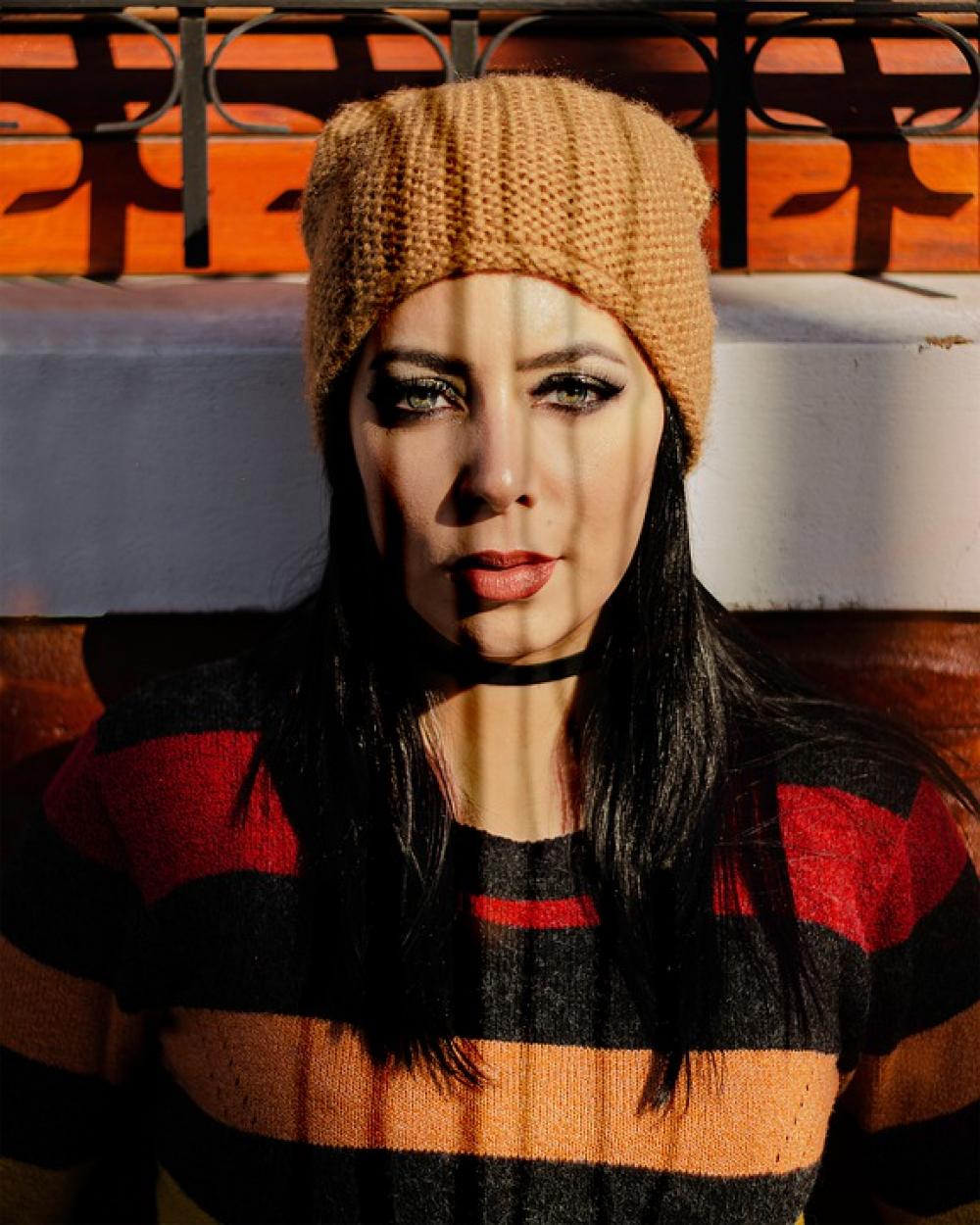 Model Winter Women Portrait Cold Makeup Eyes Model Winter Women Portrait Cold Makeup Eyes