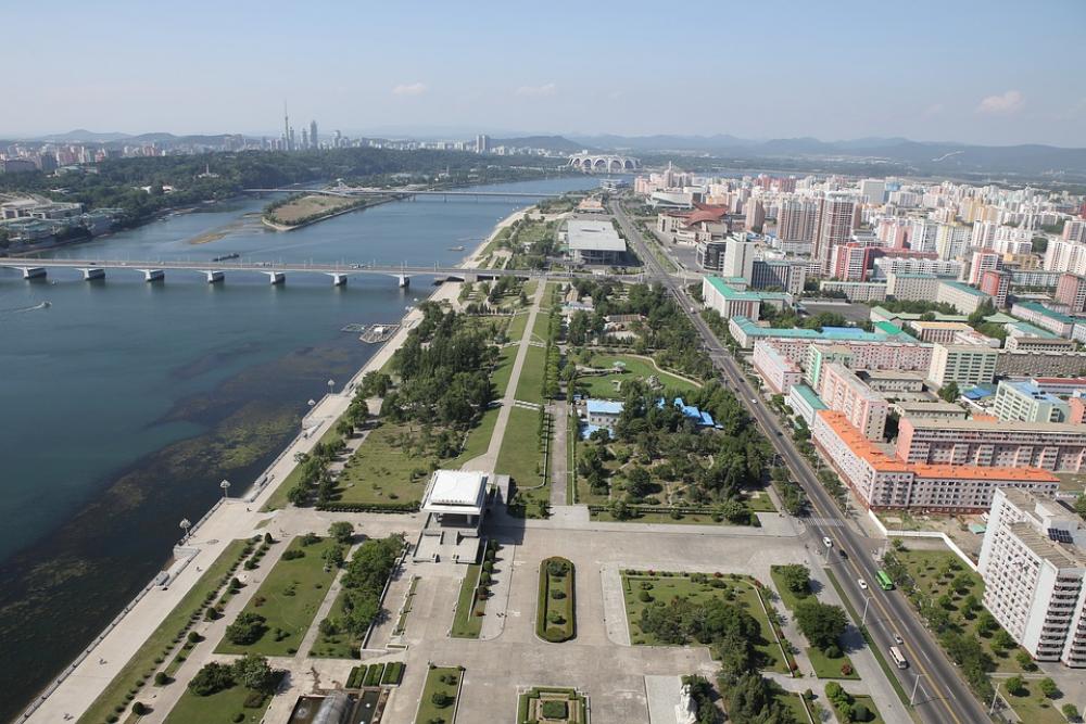 North Korea Pyongyang River Daedong North Korea Pyongyang River Daedong