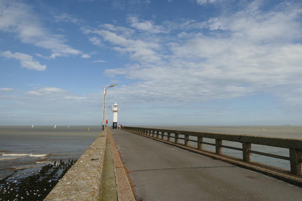 Pier Sea Water Scaffolding Beach Port Clouds Pier Sea Water Scaffolding Beach Port Clouds