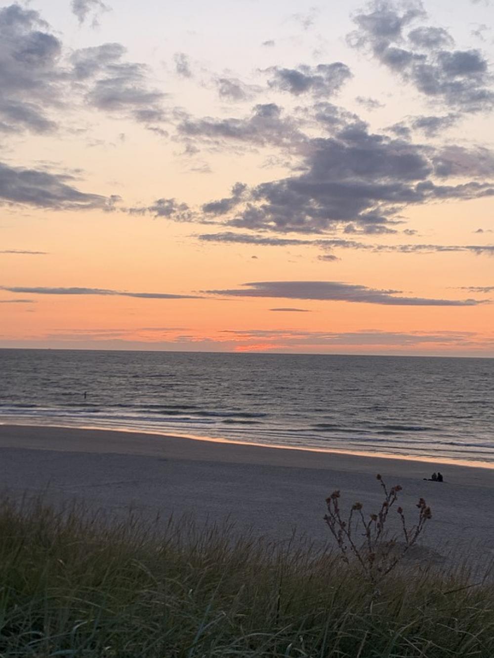 Sea Coast Evening Sunset Holland Domburg Beach Sea Coast Evening Sunset Holland Domburg Beach