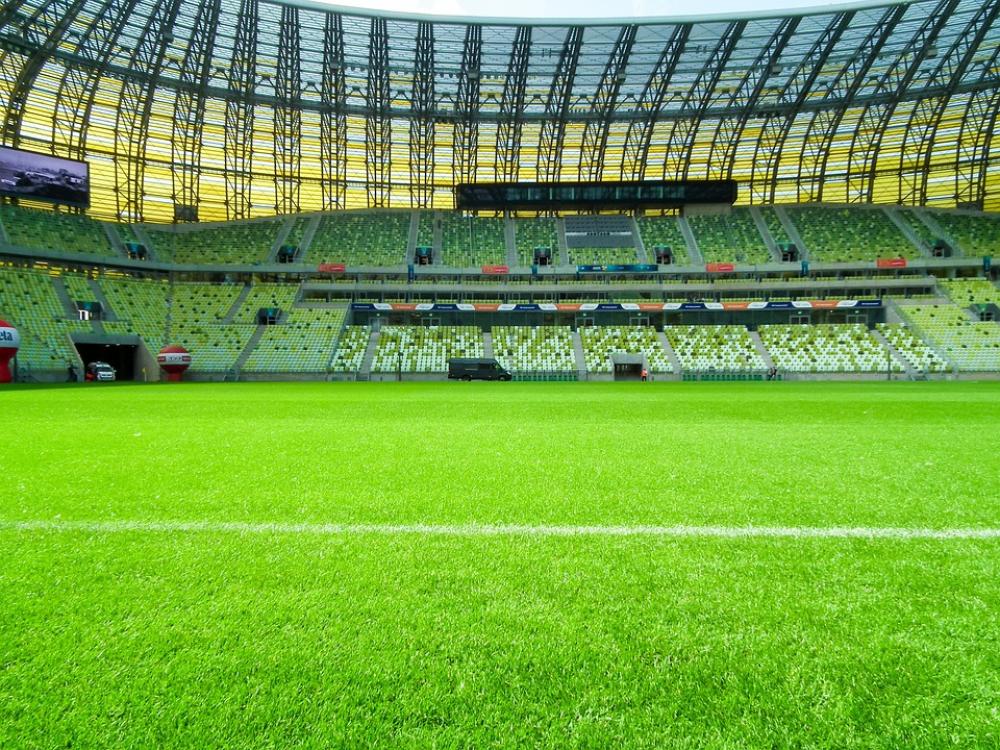 Stadium Arena Football Soccer Grass Field Ground Stadium Arena Football Soccer Grass Field Ground
