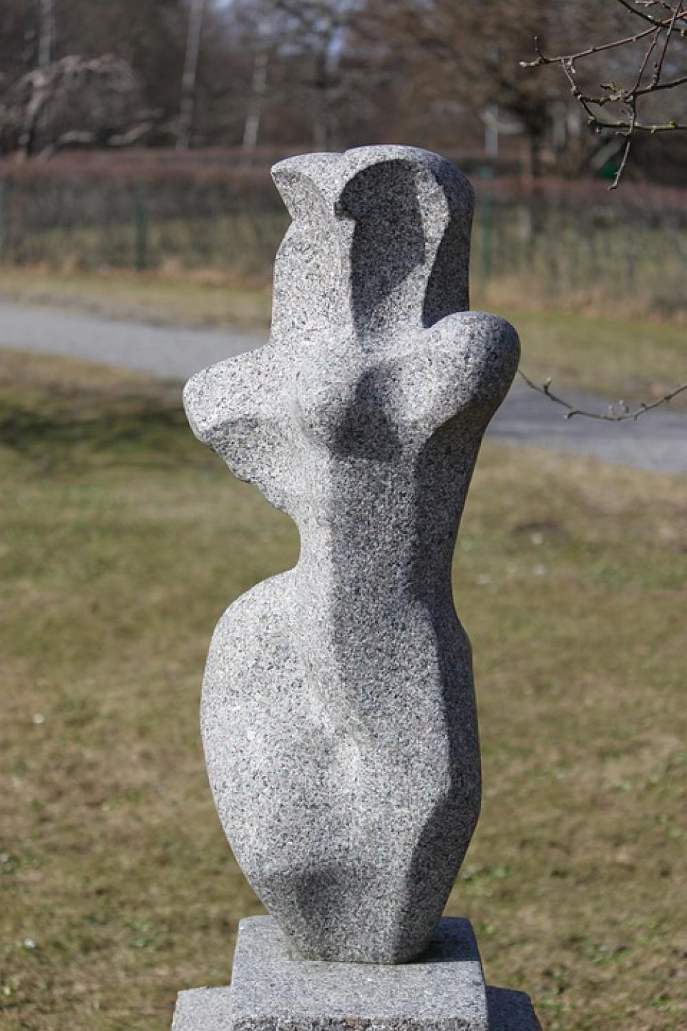 Statue Light Pose Stone Sculpture Statue Light Pose Stone Sculpture