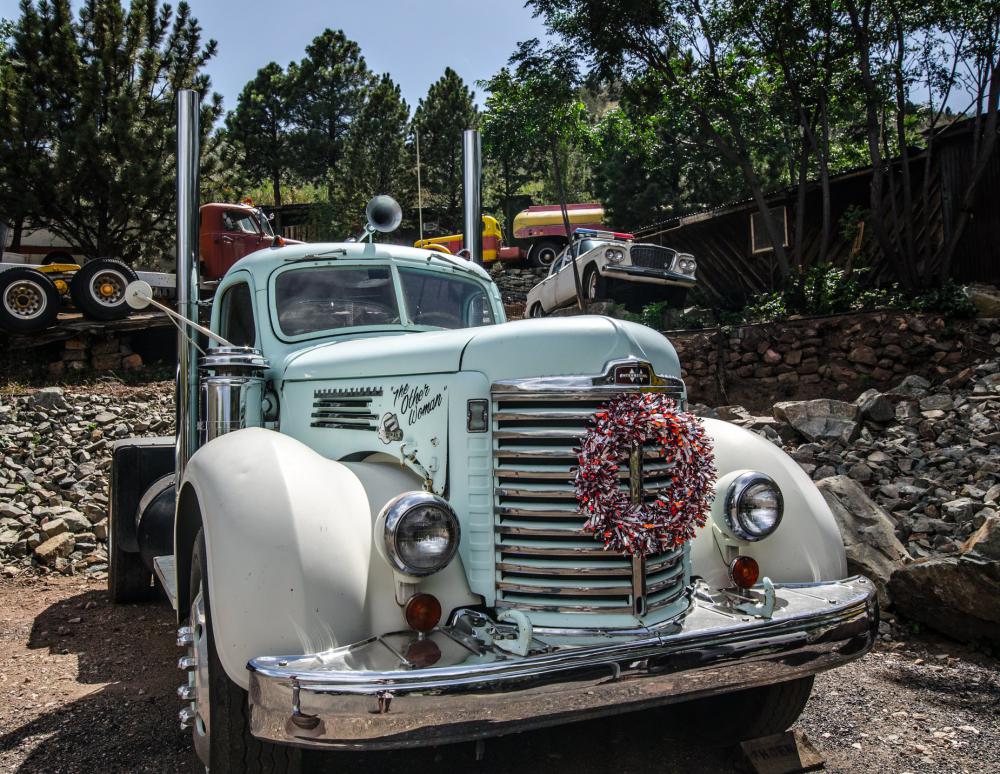 Antique Trucks And Cars On Display Photo Antique Trucks And Cars On Display Photo