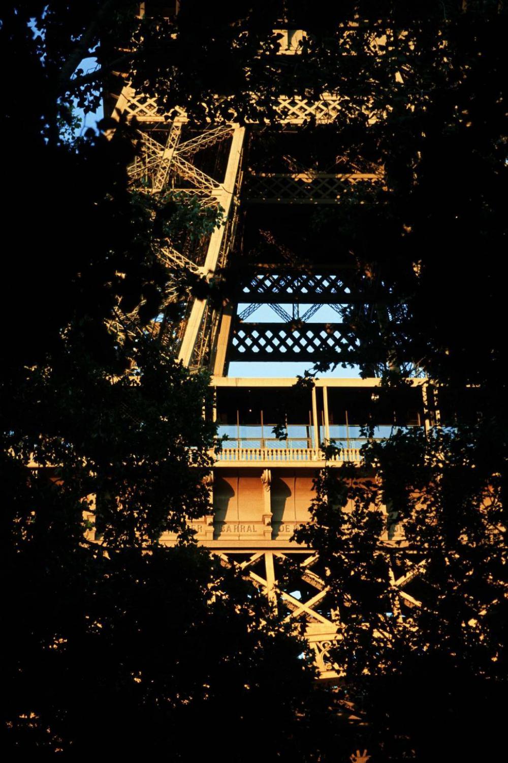 Obscured Eiffel Tower Obscured Eiffel Tower