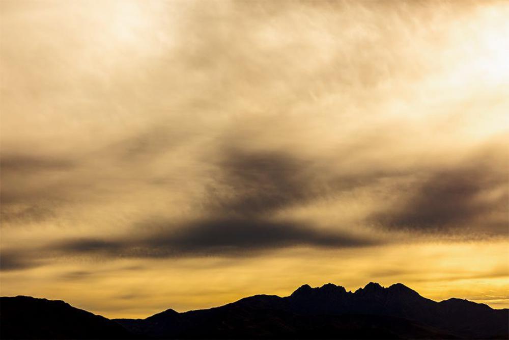 Sunset Over the Mountains Free Photo Sunset Over the Mountains Free Photo