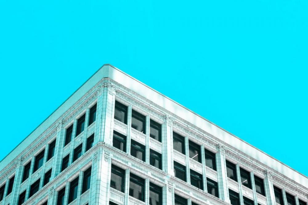 Blue Sky Building Minimal Blue Sky Building Minimal