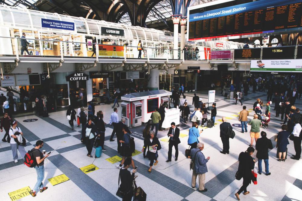 Busy Train Station Busy Train Station
