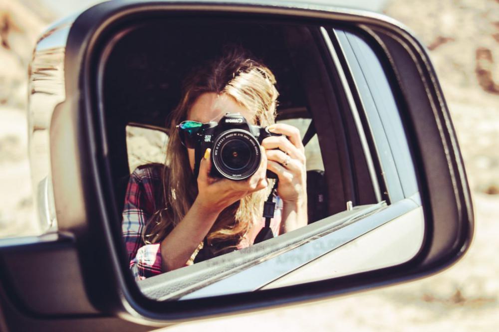 Photographer in Car Photographer in Car