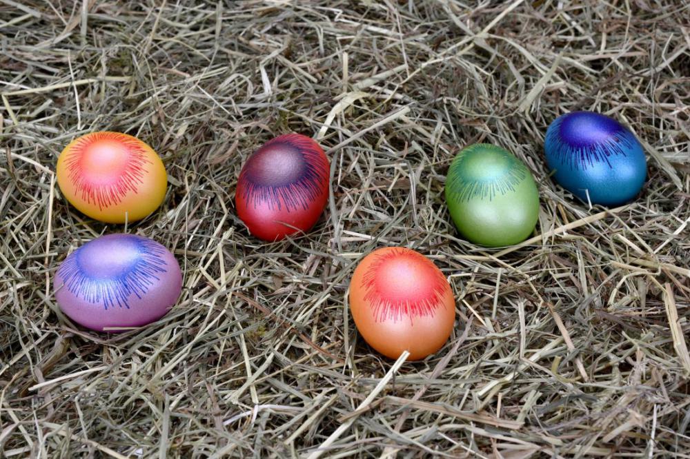 Colorful Easter Eggs Colorful Easter Eggs
