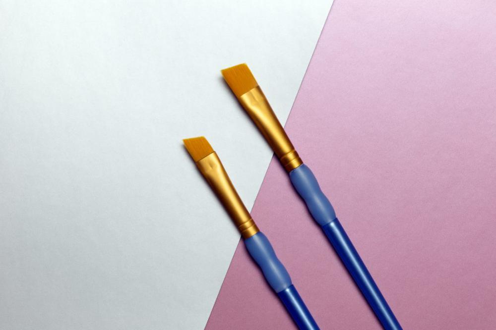 Flat Lay Paint Brushes Flat Lay Paint Brushes