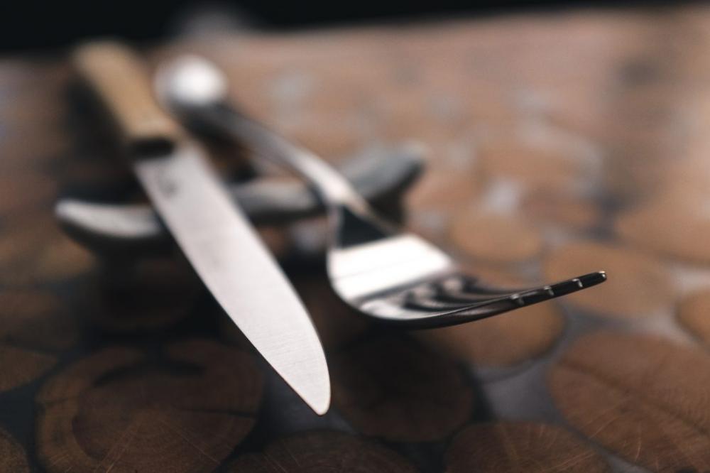 Knife & Fork on Table Knife & Fork on Table