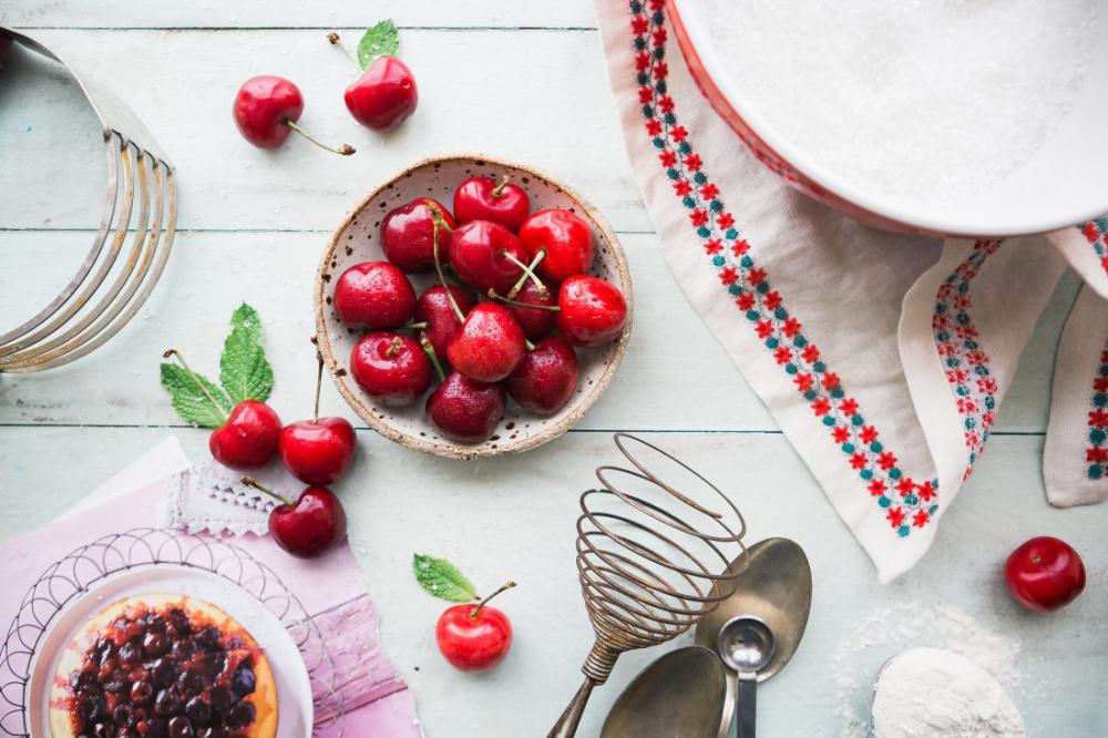 Making Cherry Pie Making Cherry Pie