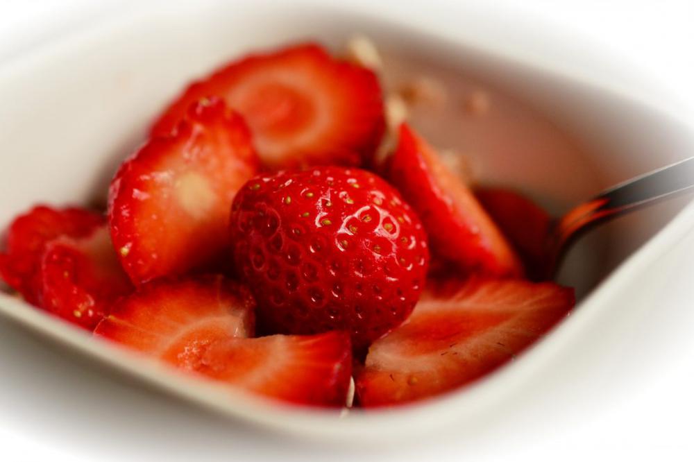 Strawberries Closeup Strawberries Closeup