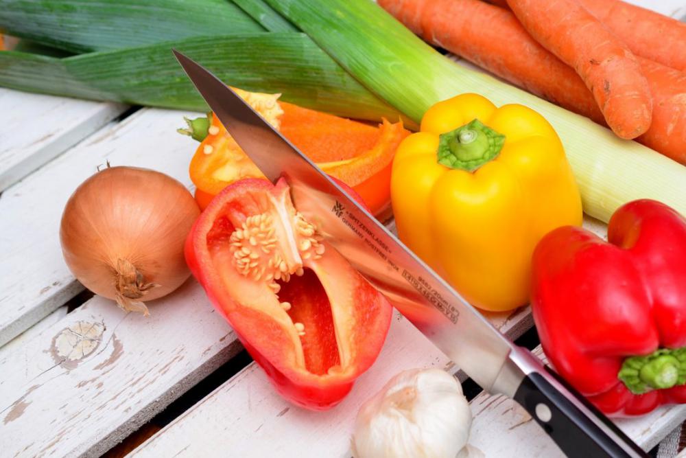 Vegetables & Knife Vegetables & Knife