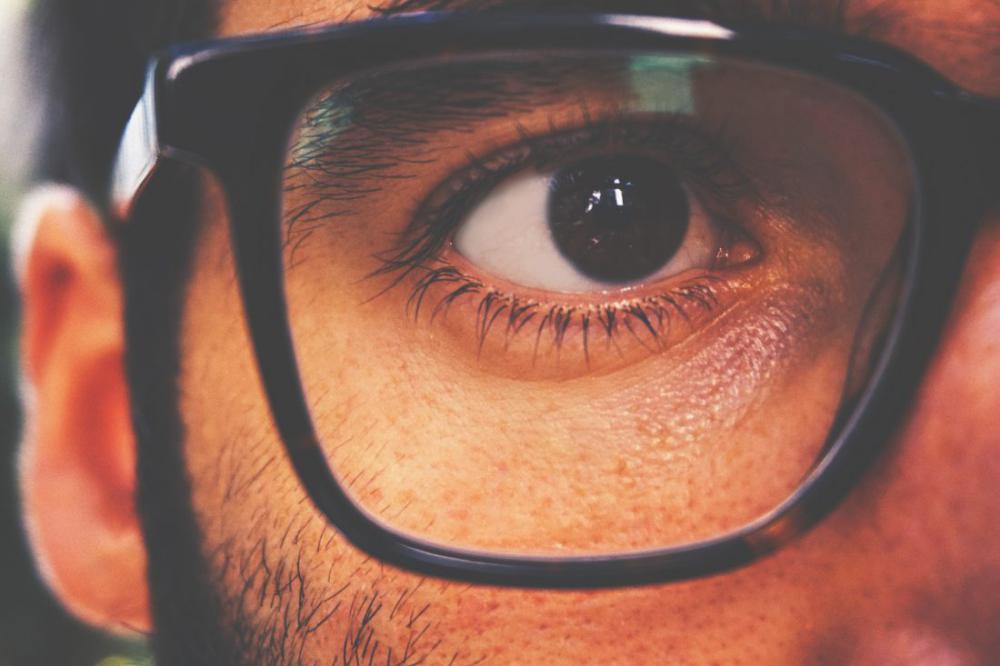 Man Wearing Glasses Man Wearing Glasses