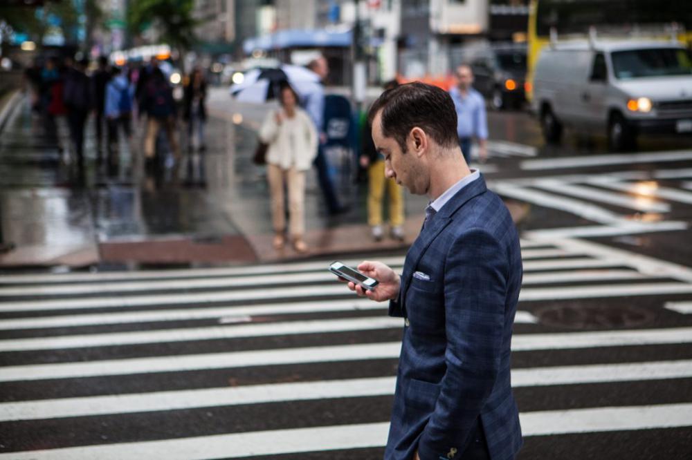 Businessman on Phone Businessman on Phone