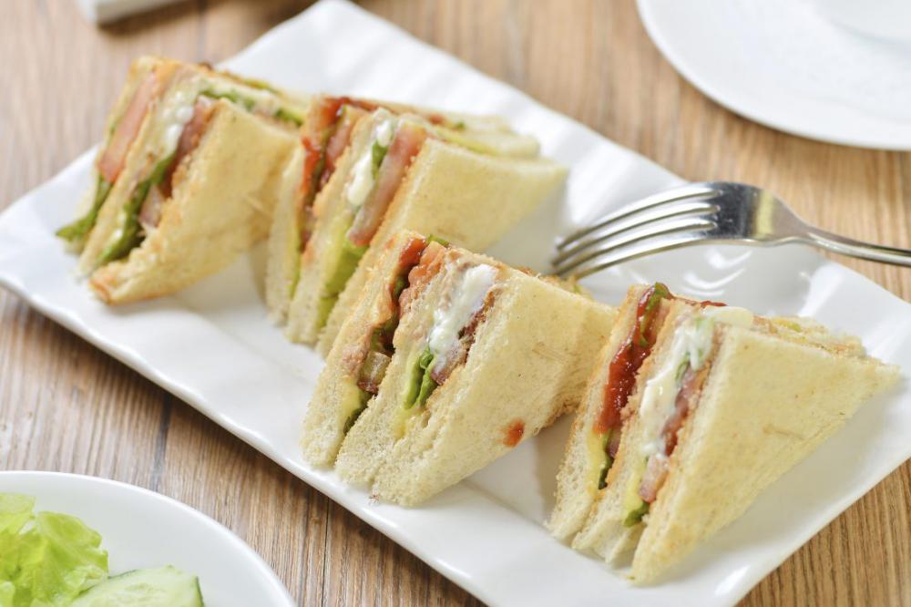 Sandwiches on Plate Sandwiches on Plate