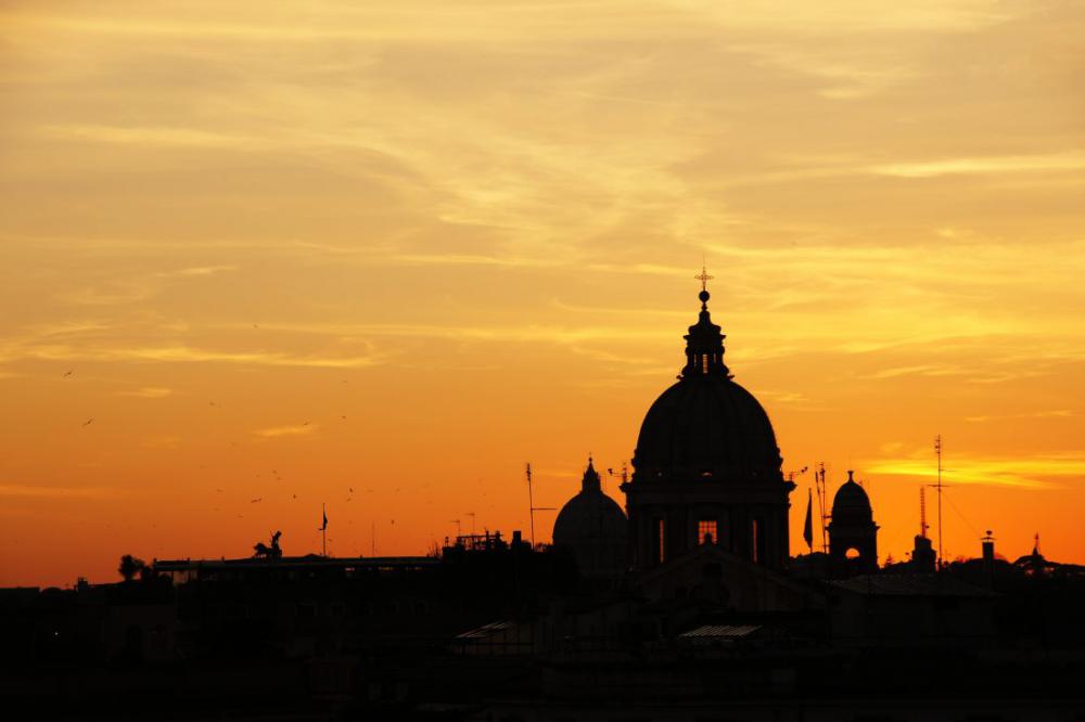 Sunset in Rome Sunset in Rome
