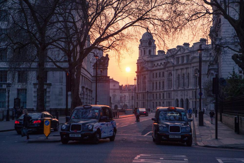 Taxis At Sunset Taxis At Sunset