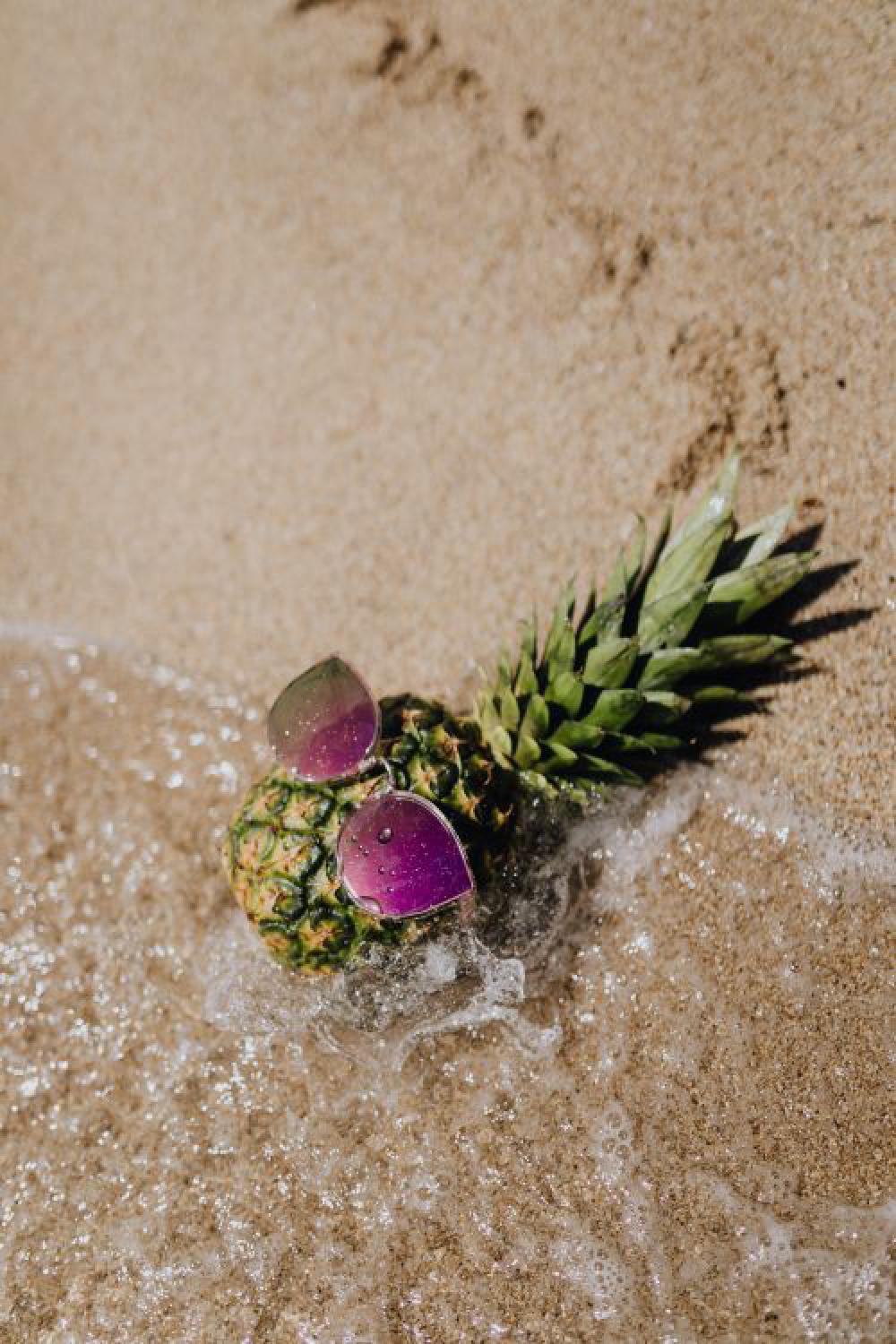 Pineapple on the beach Pineapple on the beach