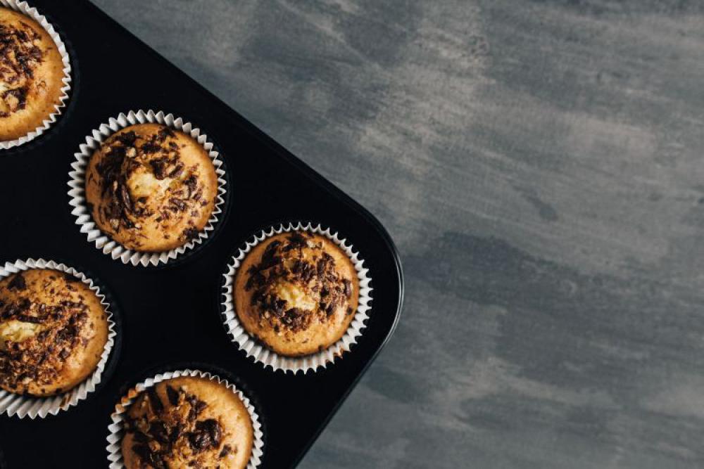 Homemade chocolate chip muffins Homemade chocolate chip muffins