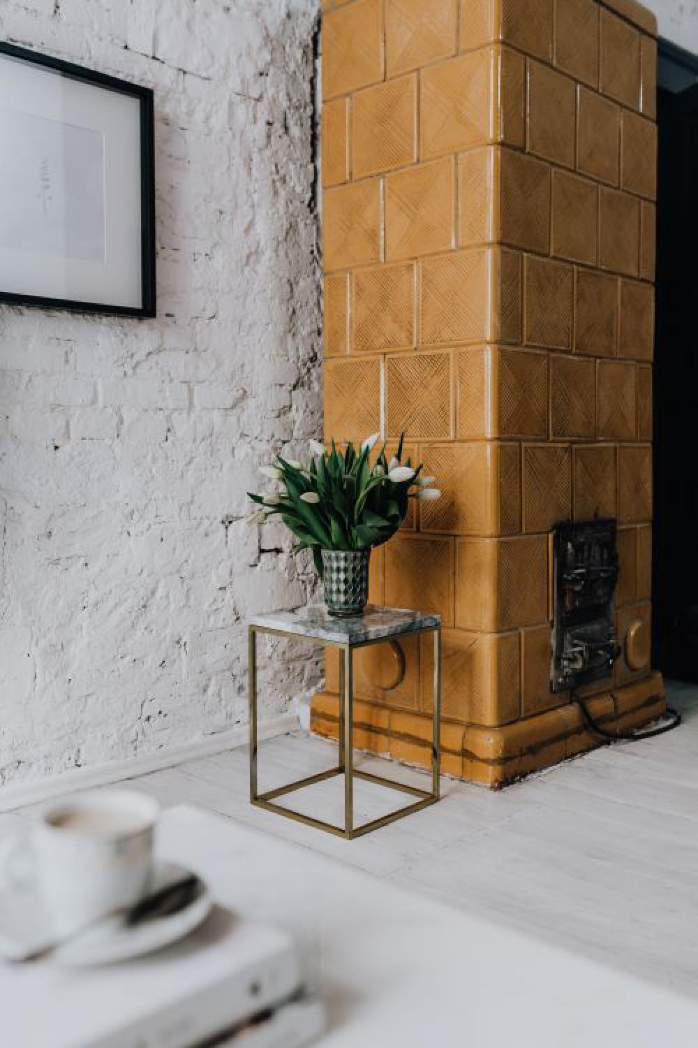 Living Room With Scandi Interior Design, Un'common Marble Table Living Room With Scandi Interior Design, Un'common Marble Table