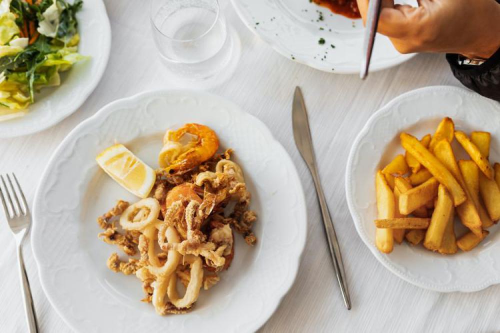 Delicious Italian food from the Amalfi coast Delicious Italian food from the Amalfi coast