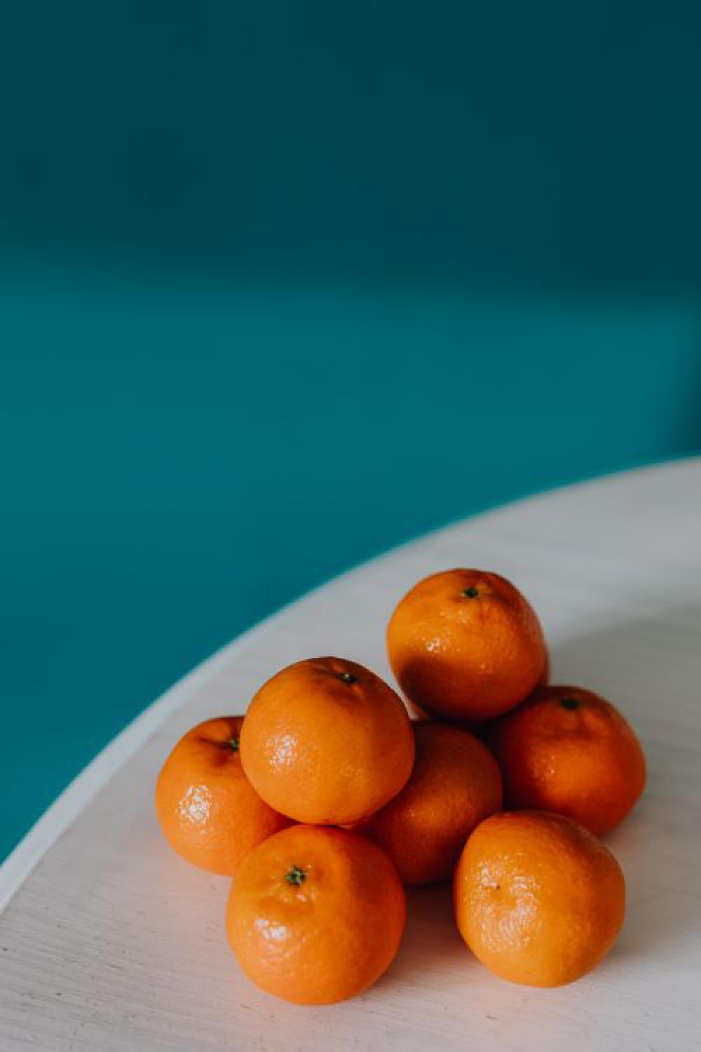 Mandarins on the table Mandarins on the table