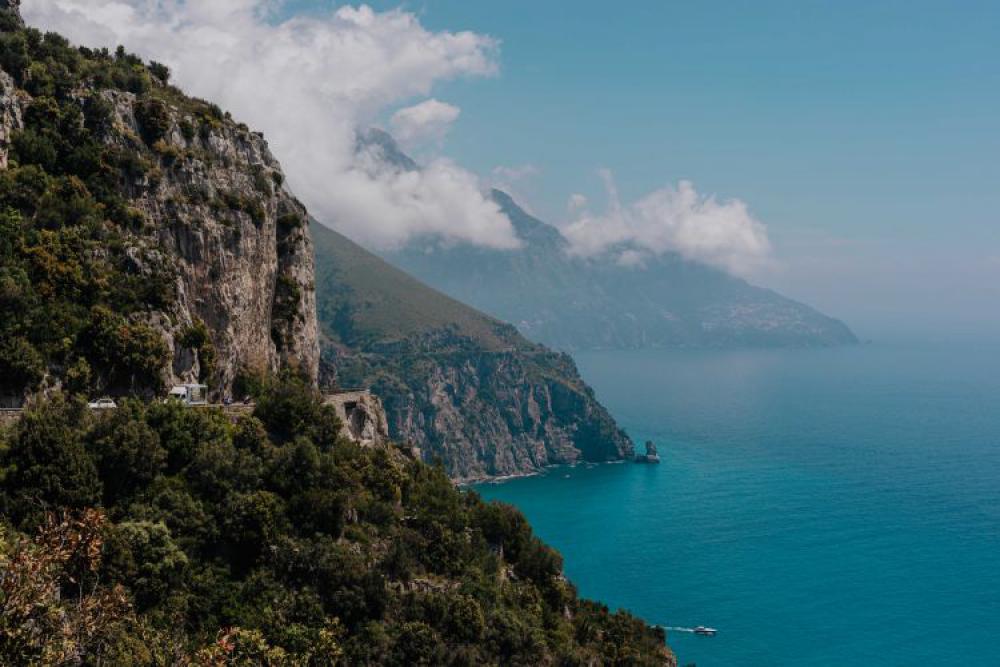Views from Amalfi Drive - Strada Statale 163, Amalfi Coast, Italy Views from Amalfi Drive - Strada Statale 163, Amalfi Coast, Italy