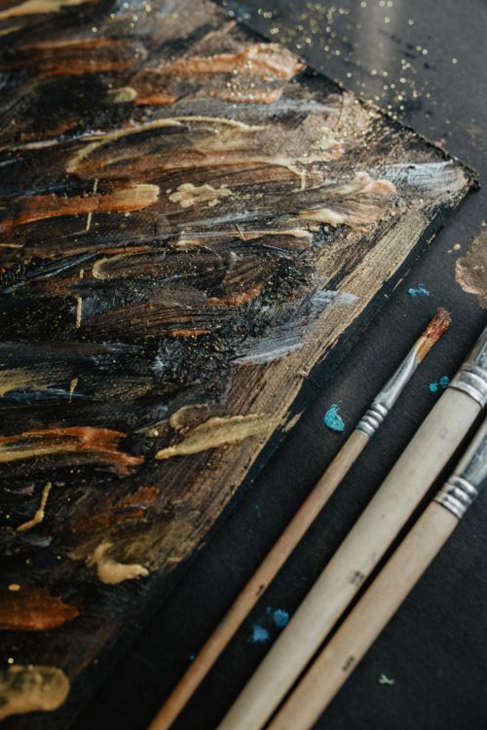 Painting with Brush and Acrylic Paintings Painting with Brush and Acrylic Paintings