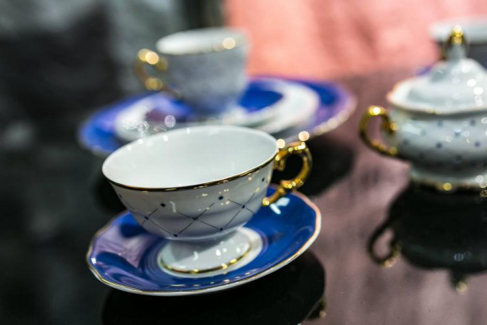 Collection of fancy tea cups Collection of fancy tea cups