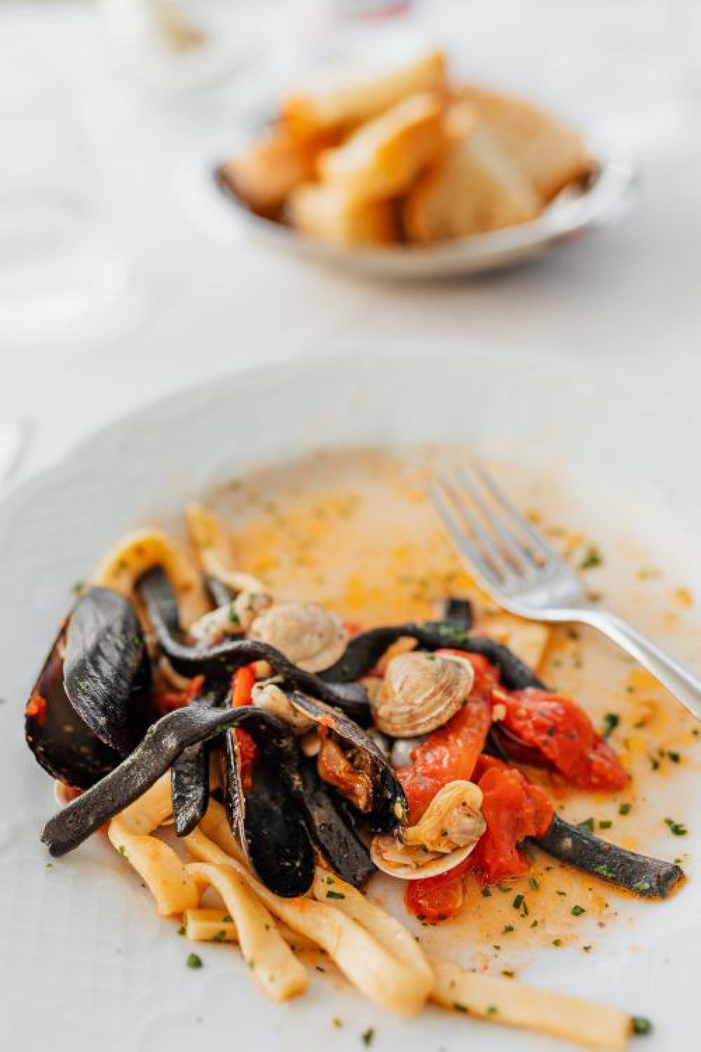 Delicious Italian food from the Amalfi coast Delicious Italian food from the Amalfi coast