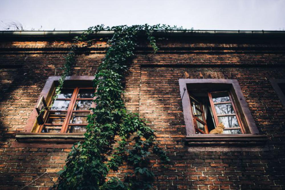 Old bricks buildings in Lodz, Poland Old bricks buildings in Lodz, Poland