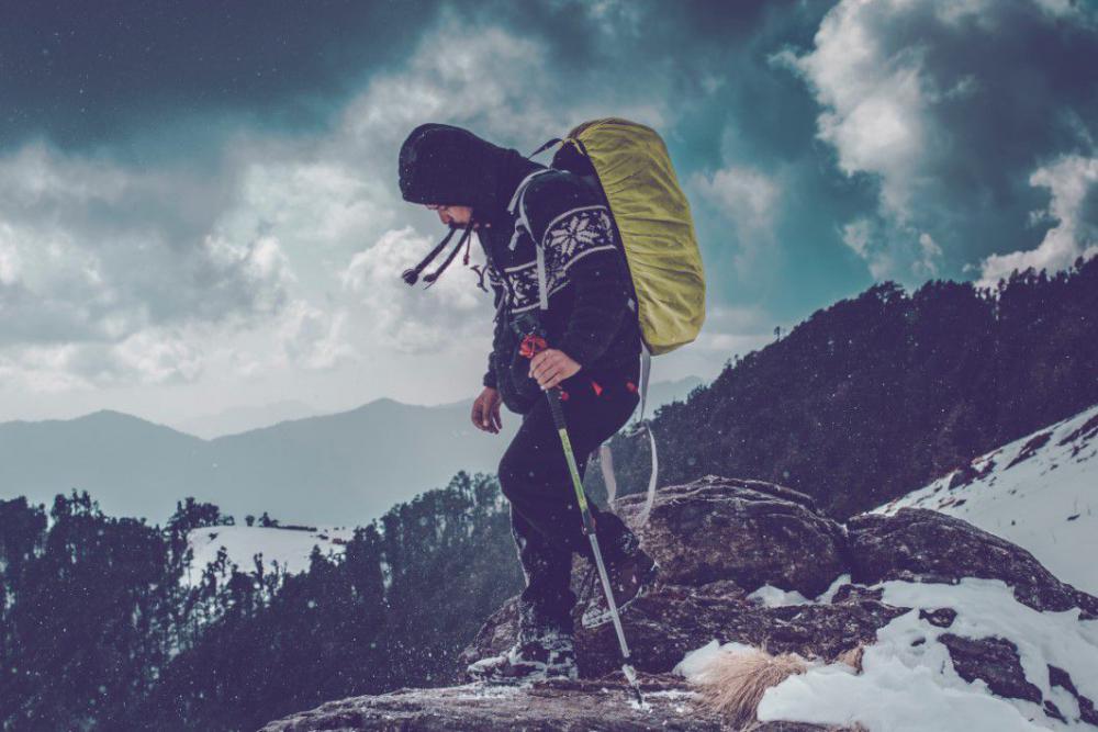Man Hiking Mountain Free Photo Man Hiking Mountain Free Photo