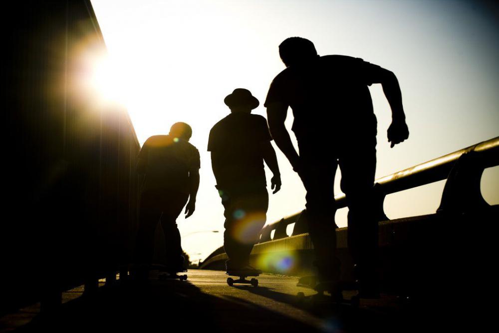 Silhouette Skaters Skateboard Free Photo Silhouette Skaters Skateboard Free Photo