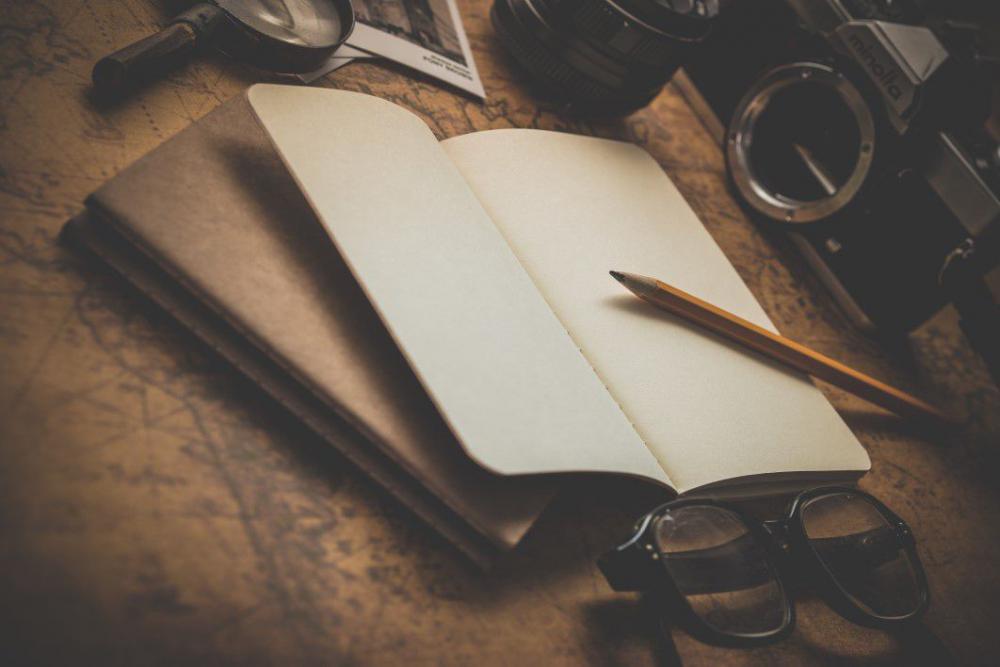 Vintage Notepad Glasses Camera Free Photo Vintage Notepad Glasses Camera Free Photo