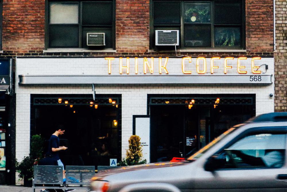 Think Coffee Neon Sign Free Photo Think Coffee Neon Sign Free Photo
